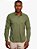 Camisa Manga Longa Slim Flamê Docthos Verde Militar - Imagem 1
