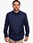 Camisa Manga Longa Slim Oxford Button Down Stretch Aramis Marinho - Imagem 1