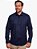 Camisa Manga Longa Slim Tricoline Stretch Marinho Aramis - Imagem 1