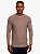 Tricot Slim Viscose Khaki Ville de France - Imagem 1