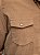 Camisa Manga Longa Slim Veludo Cotelê Khaki Ville de France - Imagem 3