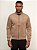 Jaqueta Suede Slim Ville de France Bege - Imagem 1