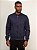 Jaqueta Suede Slim Ville de France Marinho - Imagem 1