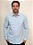 Camisa Soft Tech Slim Giacomelli Uomo Azul Claro - Imagem 1