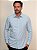 Camisa Soft Tech Slim Giacomelli Uomo Azul Claro - Imagem 4