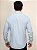 Camisa Soft Tech Slim Giacomelli Uomo Azul Claro - Imagem 7