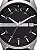 Relógio Armani Exchange Quartz Aço Inox com Couro Preto - Imagem 4