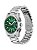 Relógio masculino Armani Exchange Quartz Prata com Mostrador Verde - Imagem 4
