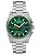 Relógio masculino Armani Exchange Quartz Prata com Mostrador Verde - Imagem 1