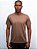 T-Shirt Algodão Australiano Duplo Mercerizada Fio 70 Aramis Caqui - Imagem 1