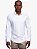 Camisa Premium Toque de Seda Manga Longa Slim Branco Ville de France - Imagem 1