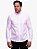 Camisa Manga Longa Regular Oxford c/ Elastano Rosa Claro Calvin Klein - Imagem 1