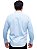 Camisa Manga Longa Relaxed Fit Tricoline Azul Celeste Docthos - Imagem 4
