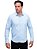 Camisa Manga Longa Relaxed Fit Tricoline Azul Celeste Docthos - Imagem 1