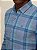 Camisa Manga Longa Slim Xadrez Exclusivo Docthos Azul - Imagem 3