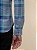 Camisa Manga Longa Slim Xadrez Exclusivo Docthos Azul - Imagem 5