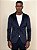 Blazer Veludo Slim Navaratti Marinho - Imagem 1