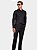 Camisa Aramis Manga Longa Slim em Tricoline Stretch Liso Preto - Imagem 2