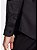 Camisa Aramis Manga Longa Slim em Tricoline Stretch Liso Preto - Imagem 4