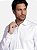 Camisa Aramis Manga Longa Slim Poliviscose de Bambu Com Stretch Branco - Imagem 3