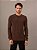 Tricot Masculino Cks Ponto Arroz Marrom - Imagem 1