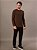Tricot Masculino Cks Ponto Arroz Marrom - Imagem 3