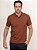 Polo Boss Piquet Pallas Regular Fit com Logo Bordado Marrom - Imagem 1