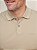 Polo Boss Piquet Pallas Regular Fit com Logo Bordado Bege - Imagem 2