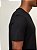 Camiseta Boss Em Jersey De Algodão Com Colarinho De Logo Preto - Imagem 4