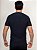 Camiseta Tricot Viscose Ville de France Grain Texture Marinho - Imagem 4