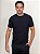 Camiseta Tricot Viscose Ville de France Grain Texture Marinho - Imagem 1