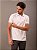 Polo Calvin Klein Manga Curta Regular Listras Surton Off White - Imagem 3