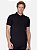 Polo Piquet Zíper Aramis Preto - Imagem 1