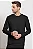 Camiseta Urban Manga Longa Stripes Preto - Imagem 1