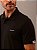 Polo Masculina Calvin Klein Manga Curta Logo Silver Jersey Preto - Imagem 3