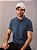 Polo Masculina Calvin Klein Manga Curta Logo Silver Jersey Indigo - Imagem 2