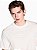 Camiseta Armani Exchange Slim Fit em Algodão Off White - Imagem 1