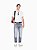 Polo Armani Exchange com Detalhe de Botão Slim Fit Off White - Imagem 2