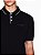 Polo Armani Exchange Stretch Jersey Slim Fit Preto - Imagem 3