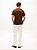 Camiseta de Gola Redonda com Bordado da Bandeira Tommy Hilfiger Legacy Brown - Imagem 5