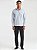 Camisa Docthos Manga Longa Relaxed Fit Tricoline com Elastano Cinza Claro - Imagem 2