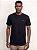 Camiseta Calvin Klein Manga Curta Piquet Patch Borracha Preto - Imagem 1