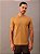 Camiseta Calvin Klein Manga Curta Piquet Patch Borracha Havana - Imagem 1