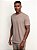 Camiseta Calvin Klein Manga Curta Piquet Patch Borracha Caqui Médio - Imagem 4