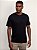 Camiseta Calvin klein Gola Careca Solid Liquid Preto - Imagem 3