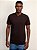 Polo Calvin Klein Gola Portuguesa Slim Marrom - Imagem 1