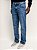 Calça Jeans Calvin Klein Slim Straight 5 Pockets Azul Claro - Imagem 5