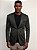 Blazer Raffer Malha Slim com Forro Listrado Verde Jasper - Imagem 1
