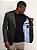 Blazer Raffer Malha Slim com Forro Listrado Verde Jasper - Imagem 5