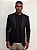 Blazer Raffer Malha Slim com Forro Listrado Preto - Imagem 3